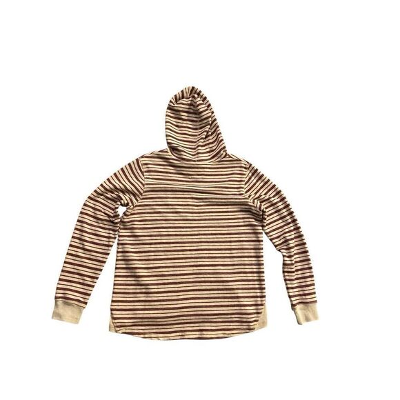 Blue 84 “indiana University IU” White/Maroon Striped Hooded Sweater/Size Large - Picture 2 of 10